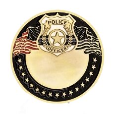 The Thin Blue Line United States Police Officer Badge Commemorative Coin All Products The Thin Blue Line United States Police Officer Badge Commemorative Coin All Products 6