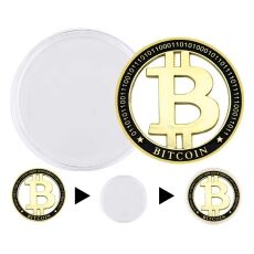 Gold Plated Bitcoin Commemorative Coin Cut Out Fiat Keep the B Crypto Collectors Edition with Binary Code All Products Gold Plated Bitcoin Commemorative Coin Cut Out Fiat Keep the B Crypto Collectors Edition with Binary Code All Products 8