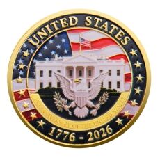 1776 to 2026 United States 250th Anniversary Commemorative Coin 4th of July 1776 to 2026 United States 250th Anniversary Commemorative Coin 4th of July 5