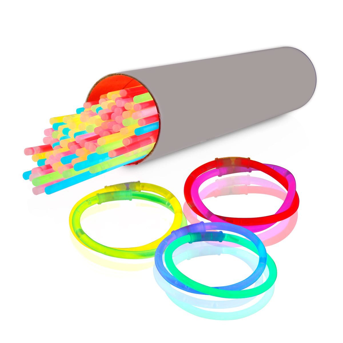 Glow Bracelet Assorted Tube of 100 All Products Glow Bracelet Assorted Tube of 100 All Products 3