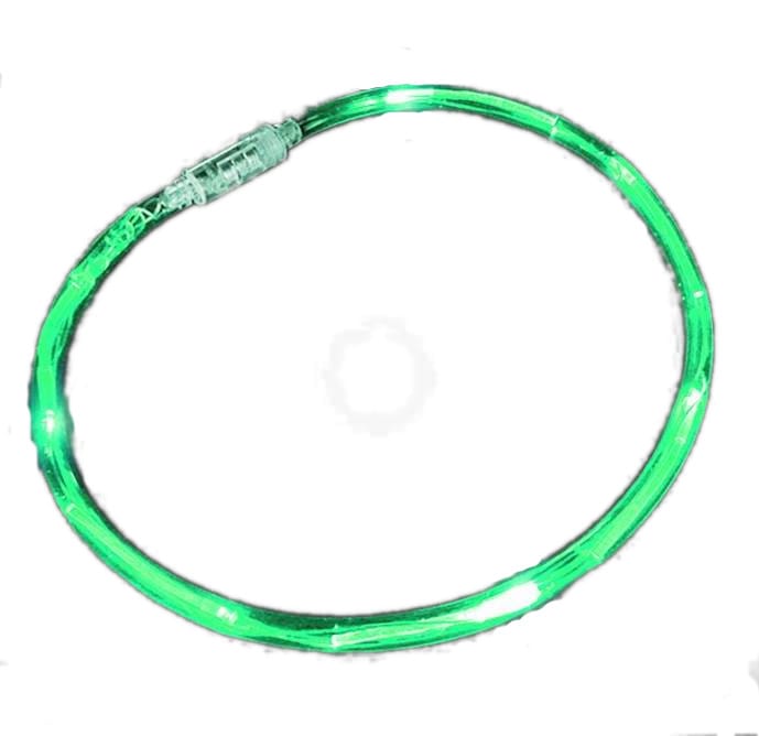Green Fiber Optic Tube Necklace All Products Green Fiber Optic Tube Necklace All Products 3