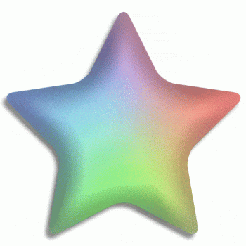 Frosted Star Flashing Body Light Lapel Pins All Body Lights and Blinkees 3