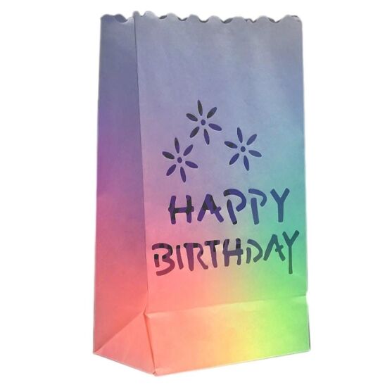 Luminary Bags with Happy Birthday Design All Products 3