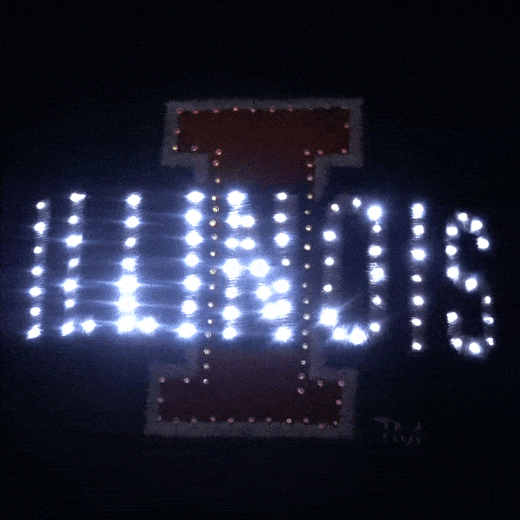 Illinois Fighting Illiani Flashing Fiber Optic Cap All Products Illinois Fighting Illiani Flashing Fiber Optic Cap All Products 4