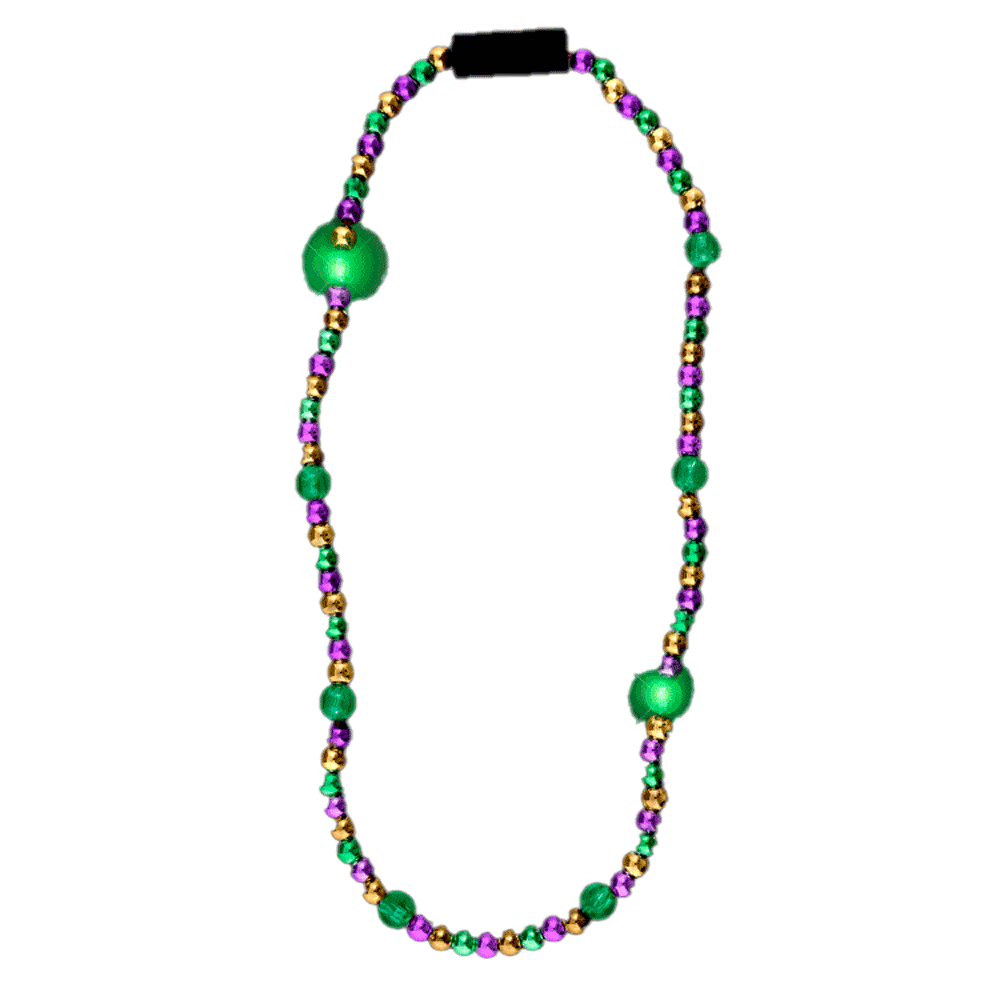 Flashing Mardi Gras Metallic Beaded Necklace All Products Flashing Mardi Gras Metallic Beaded Necklace All Products 5