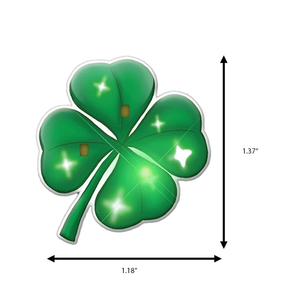 Four Leaf Clover Flashing Body Light Lapel Pins All Products Four Leaf Clover Flashing Body Light Lapel Pins All Products 5