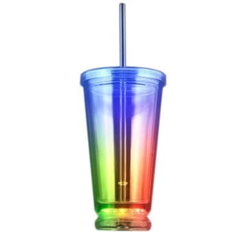 Large Double Wall LED To Go Tumbler Multicolored All Products