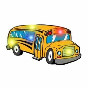 School Bus Flashing Body Light Lapel Pins All Body Lights and Blinkees 3
