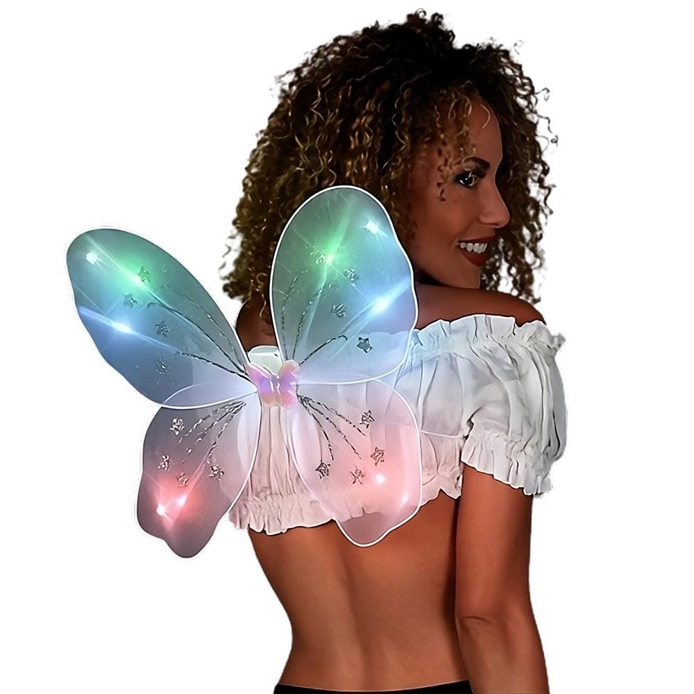 Light Up White Fairy Butterfly Wings All Products Light Up White Fairy Butterfly Wings All Products 3