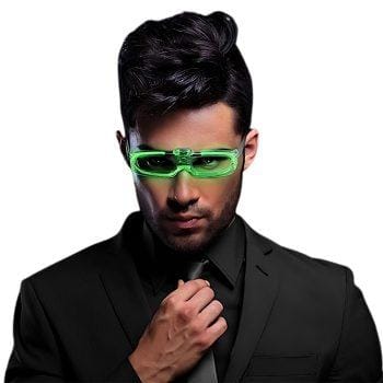 Sound Activated Glasses Green All Products 3