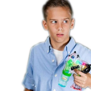 Light Up Panda Bear Bubble Gun All Products 3