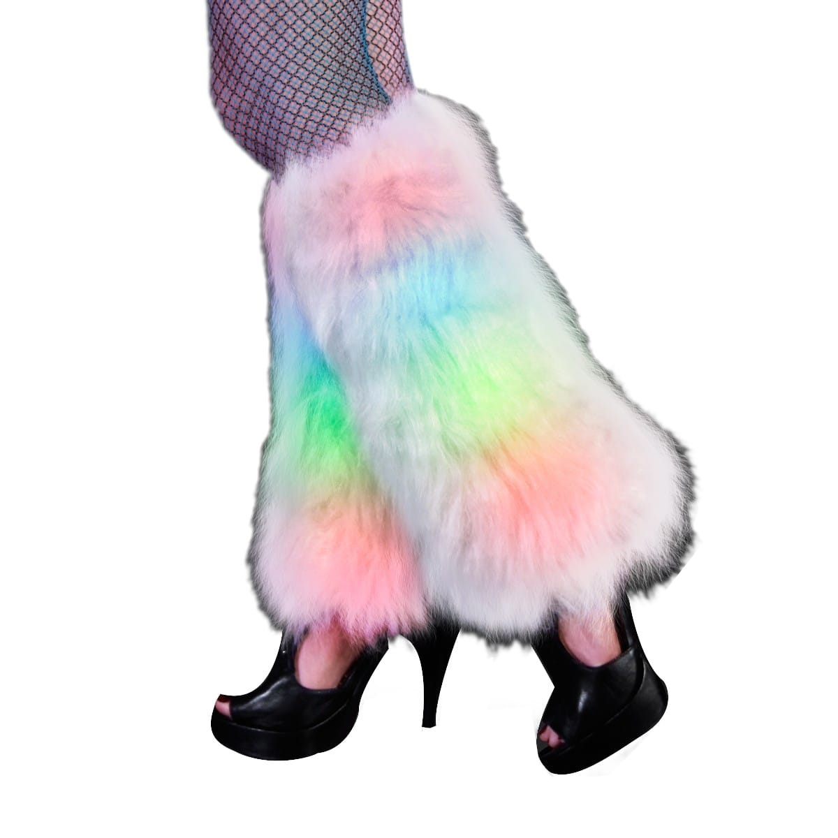 Multicolor Lights Burner Furry Leg Warmers All Products Multicolor Lights Burner Furry Leg Warmers All Products 3