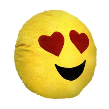 Light Up Emoji Heart Eyes Decorative Pillow All Products 3