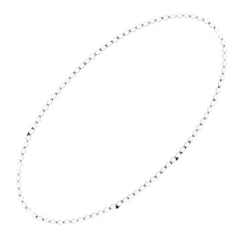 Smooth Round Opaque Bead Mardi Gras Necklace White Pack of 12 All Products 3