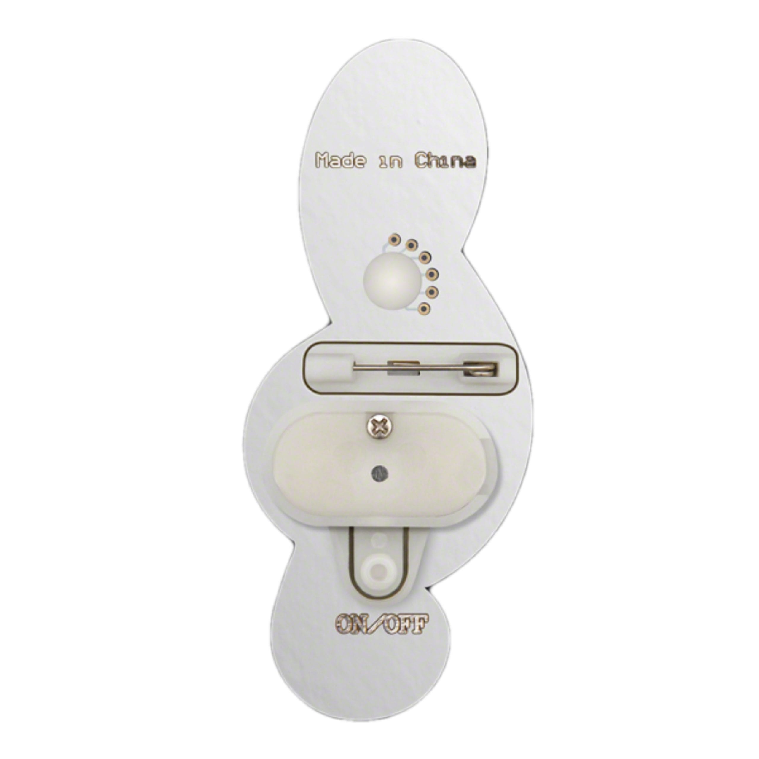 Treble Clef Music Note Flashing Body Light Lapel Pins All Body Lights and Blinkees Treble Clef Music Note Flashing Body Light Lapel Pins All Body Lights and Blinkees 4