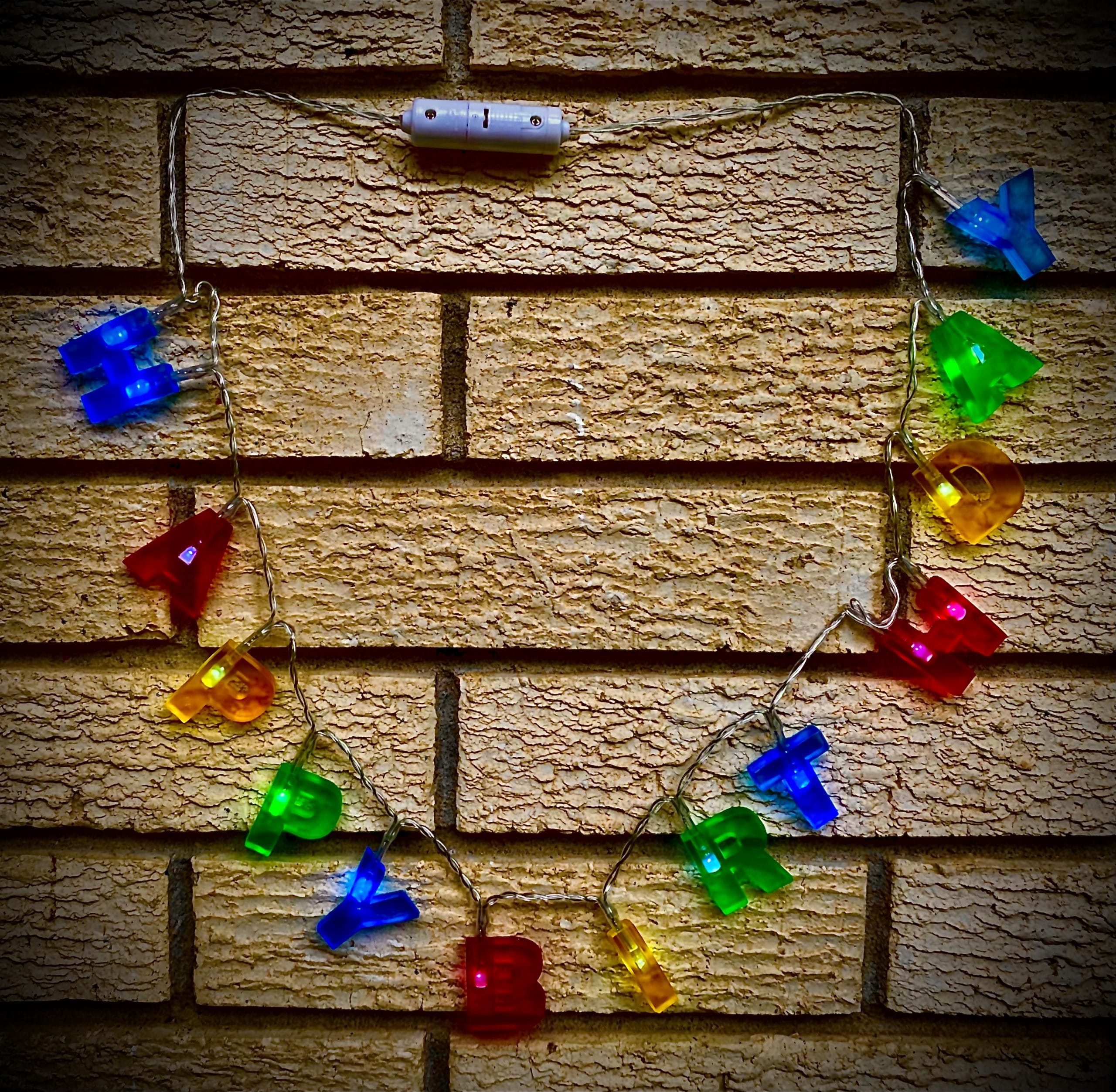 Multicolor LED Happy Birthday Lights Necklace All Products Multicolor LED Happy Birthday Lights Necklace All Products 9