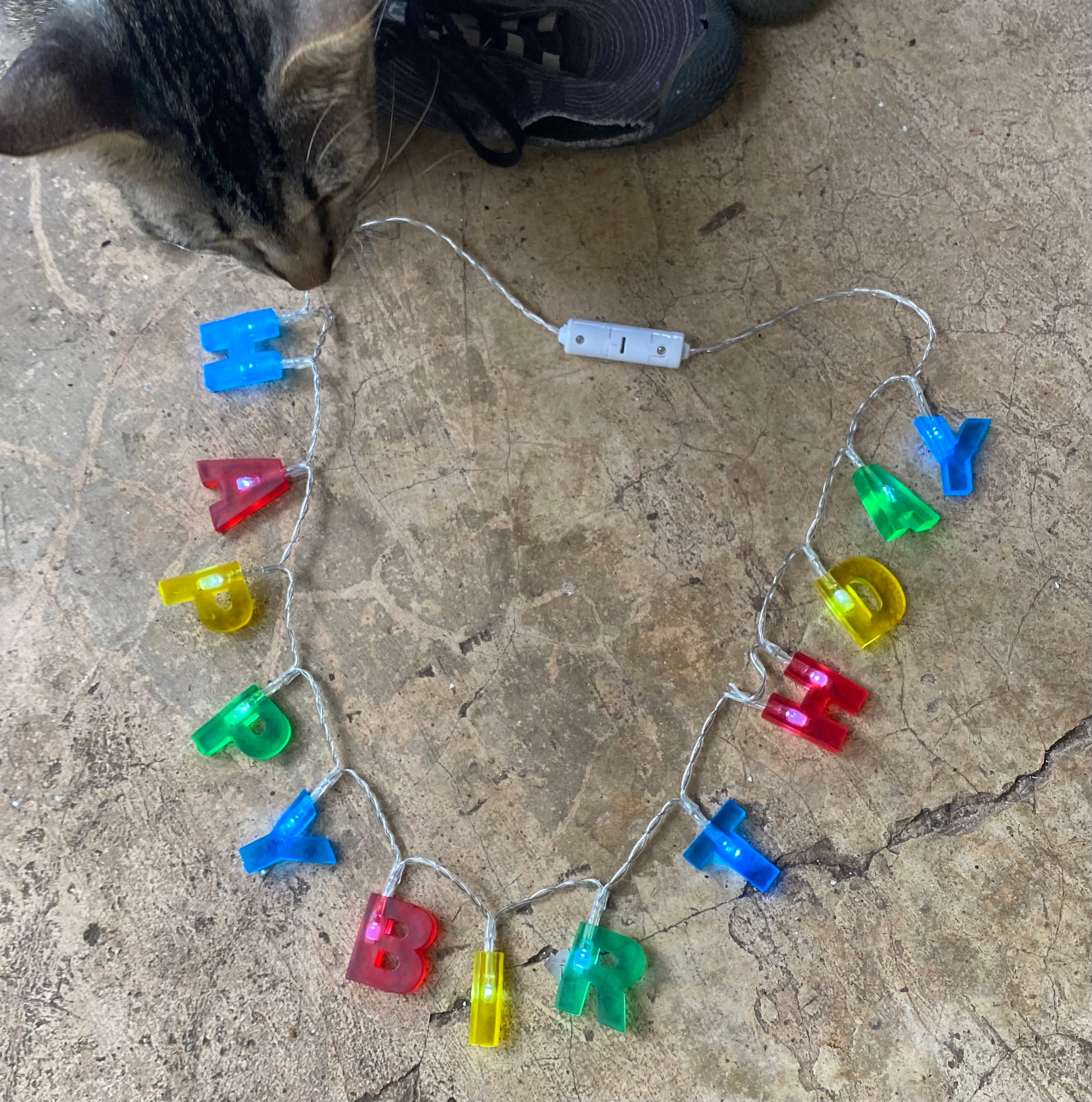 Multicolor LED Happy Birthday Lights Necklace All Products Multicolor LED Happy Birthday Lights Necklace All Products 8