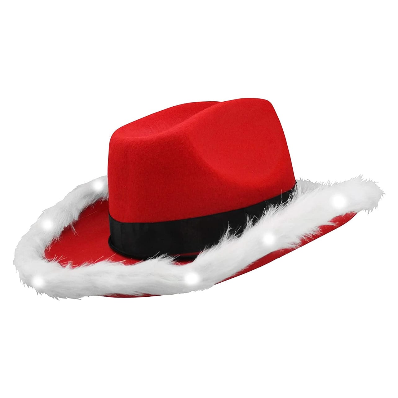 LED Flashing Christmas Cowboy Red Santa Clause Western Holiday Hat All Products LED Flashing Christmas Cowboy Red Santa Clause Western Holiday Hat All Products 7