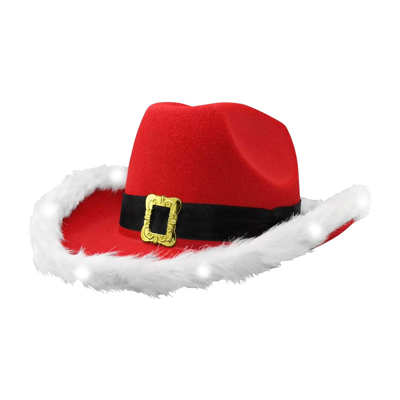 LED Flashing Christmas Cowboy Red Santa Clause Western Holiday Hat All Products LED Flashing Christmas Cowboy Red Santa Clause Western Holiday Hat All Products 6