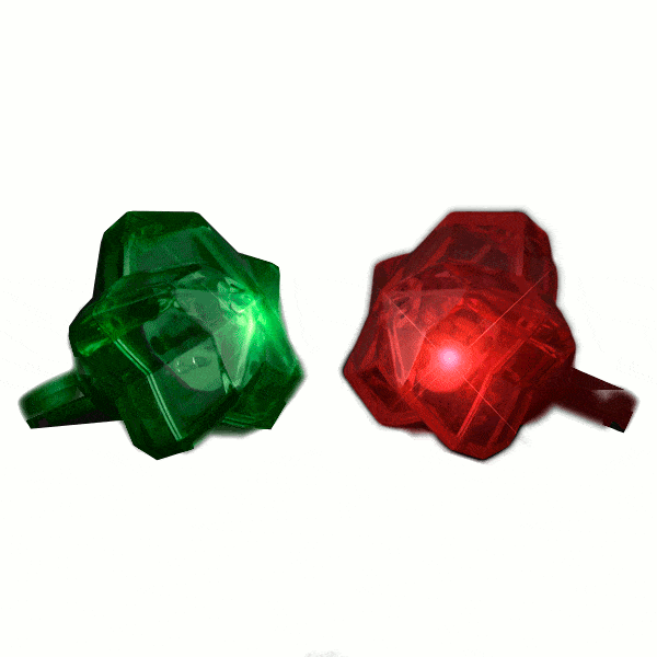 Flashing Star Shaped Festive Christmas Ring Pack of 24 All Products Flashing Star Shaped Festive Christmas Ring Pack of 24 All Products 4