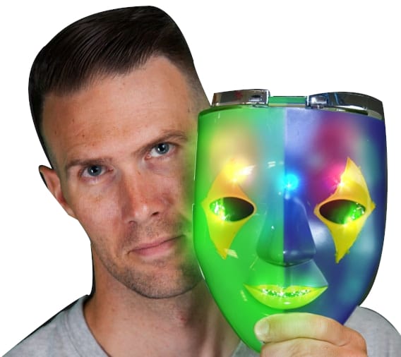 Chrome Plated Masculine Skull Masquerade Mask for Mardi Gras All Products 3