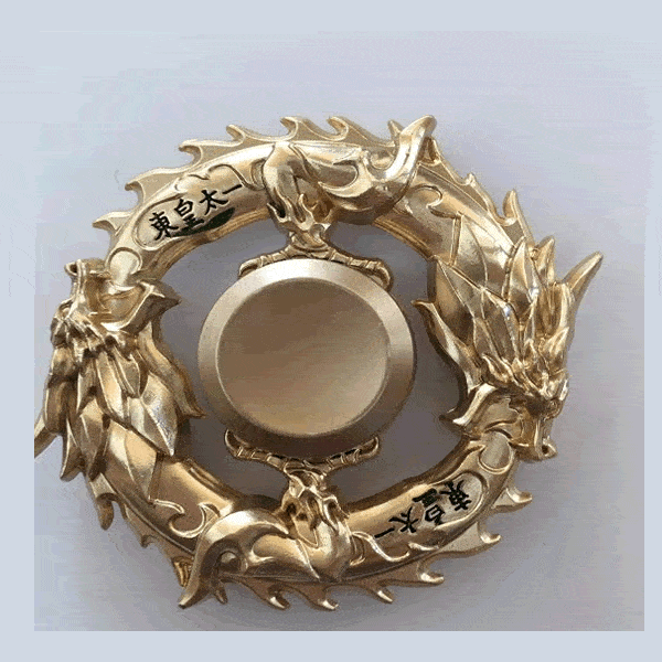 Gold Toned Metal Dragon EDC Fidget Spinner All Products Gold Toned Metal Dragon EDC Fidget Spinner All Products 4