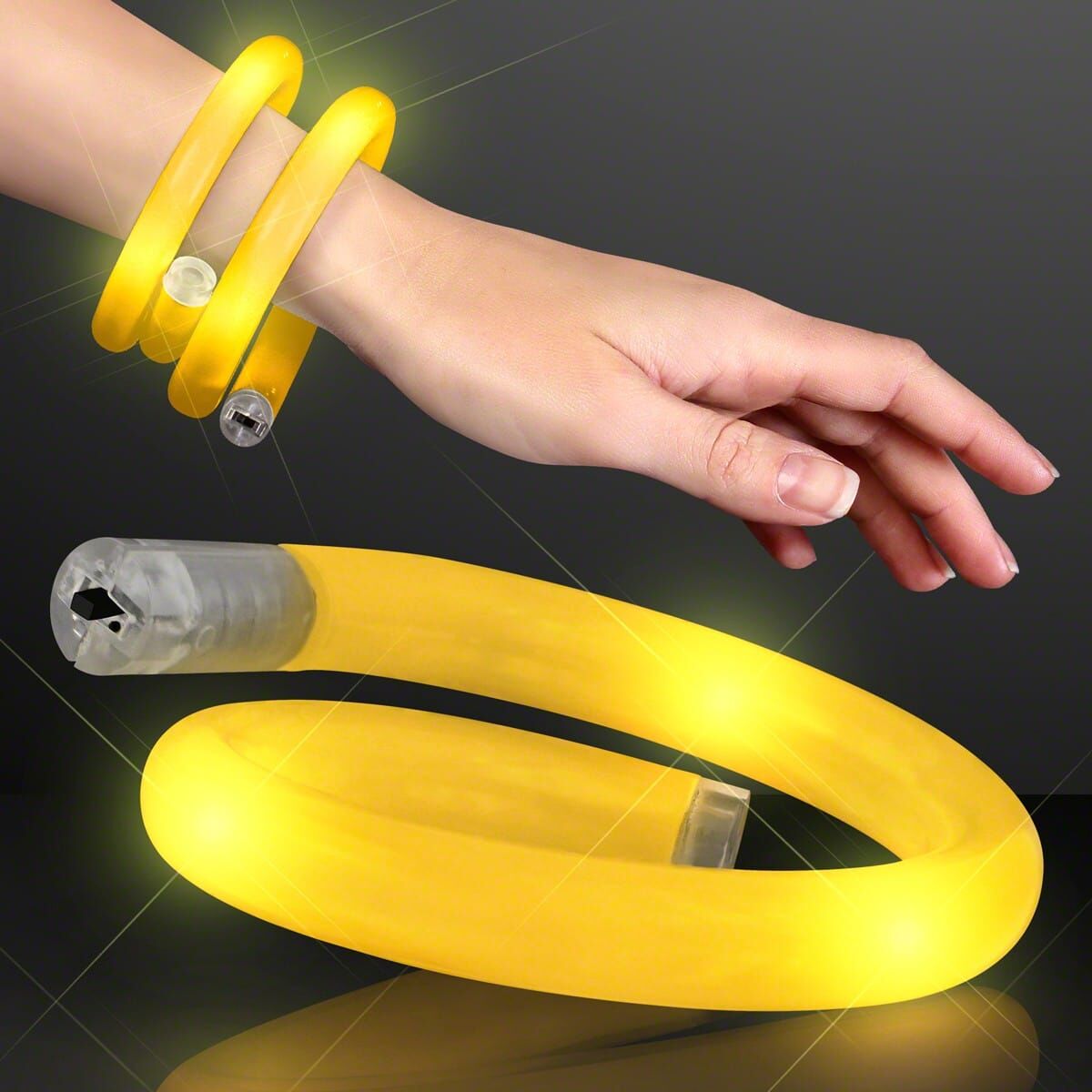 Light Up Tube Bracelet Yellow All Products Light Up Tube Bracelet Yellow All Products 4