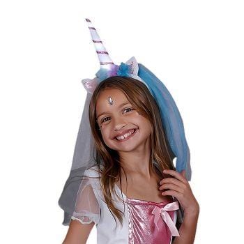 Light Up Princess Unicorn Ears with Veil Headband All Products 3