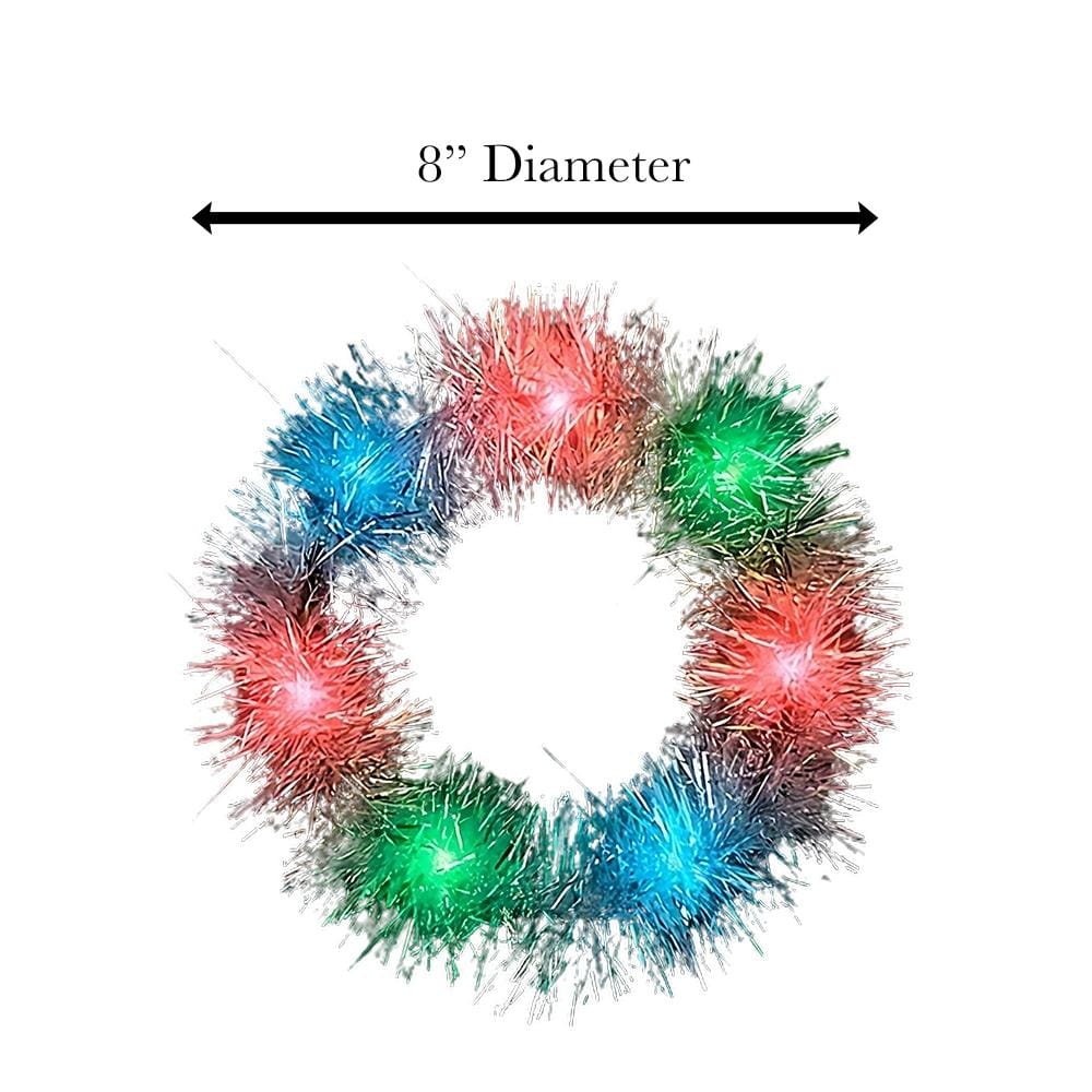 Light Up Tinsel Halo Crown Headband All Products Light Up Tinsel Halo Crown Headband All Products 5