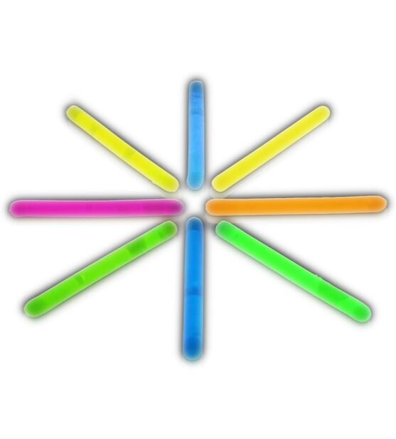 2 Inch Glow Stick Assorted Pack of 100 2 Inch Glow Sticks 3