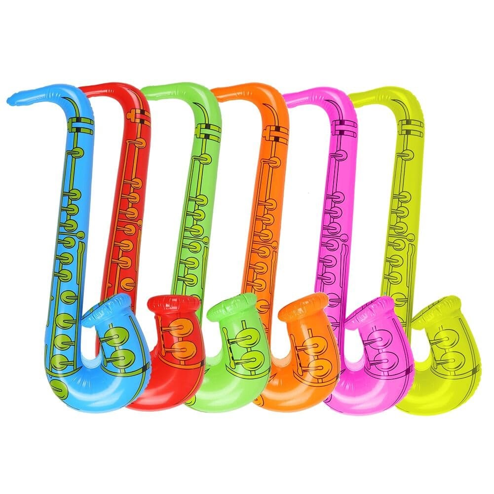 Assorted Inflatable Saxophone 1 Piece All Products Assorted Inflatable Saxophone 1 Piece All Products 3