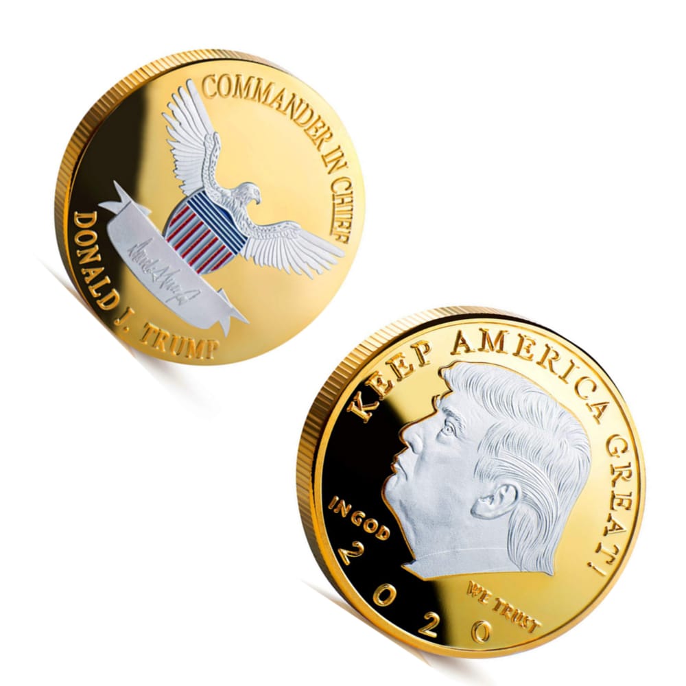 Commander in Chief 2020 Donald Trump Commemorative Silver on Gold Coin All Products Commander in Chief 2020 Donald Trump Commemorative Silver on Gold Coin All Products 5