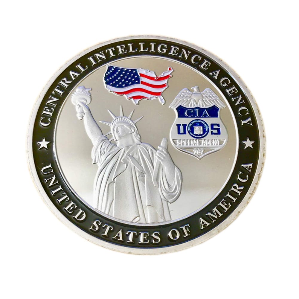 US Central Intelligence Agency Challenge Silver Coin All Products US Central Intelligence Agency Challenge Silver Coin All Products 3