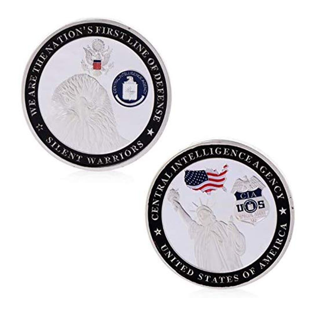 US Central Intelligence Agency Challenge Silver Coin All Products US Central Intelligence Agency Challenge Silver Coin All Products 5