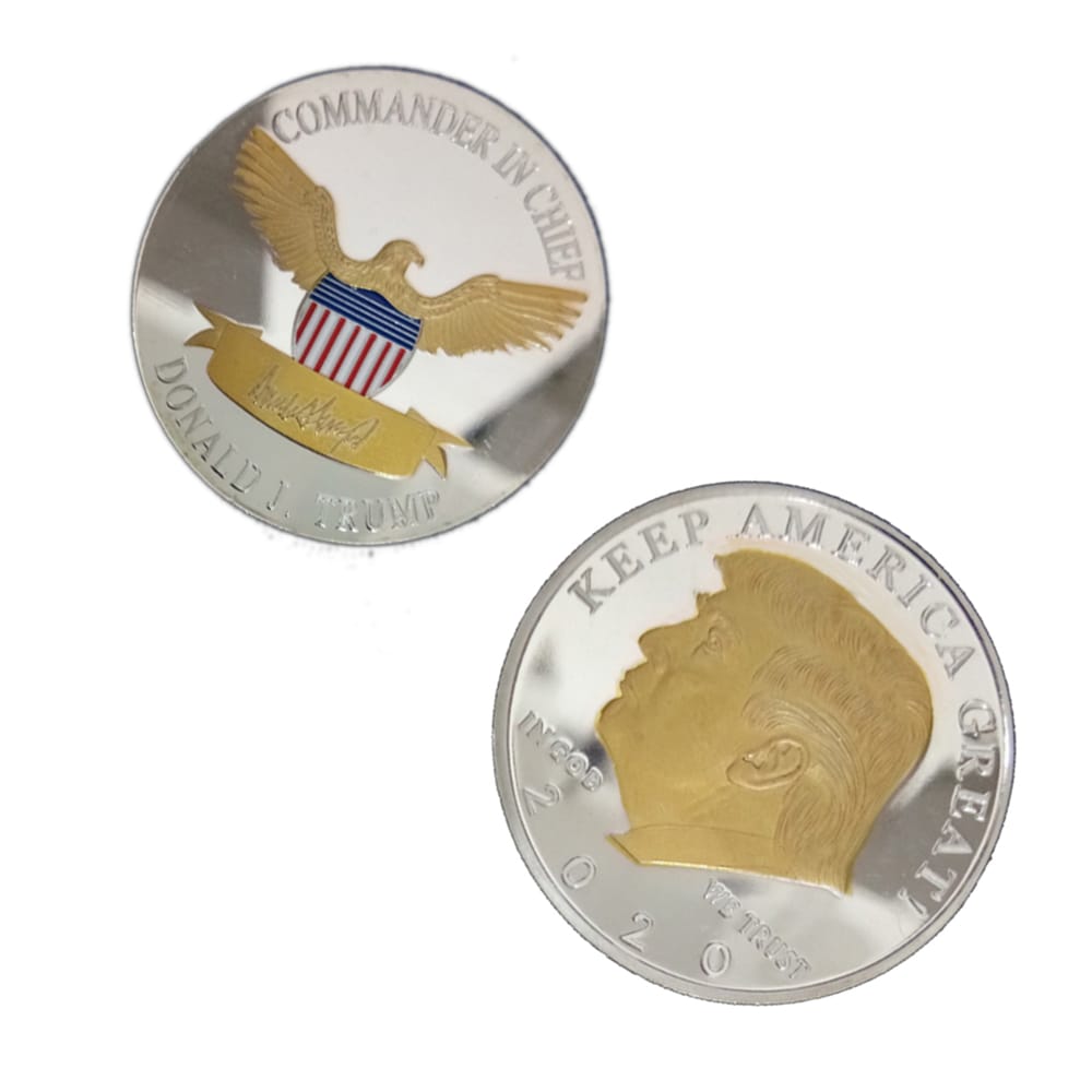 Commander in Chief 2020 Donald Trump Commemorative Gold on Silver Coin All Products Commander in Chief 2020 Donald Trump Commemorative Gold on Silver Coin All Products 4