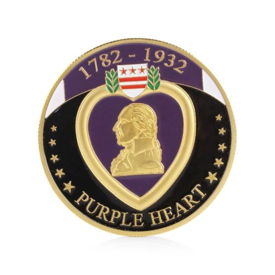Purple Heart Military Merit Division Challenge Coin All Products Purple Heart Military Merit Division Challenge Coin All Products 3