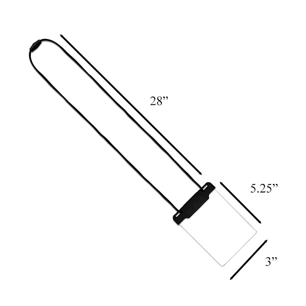 Green LED Personalized Write On Clear Plastic Badge Necklace All Products Green LED Personalized Write On Clear Plastic Badge Necklace All Products 6