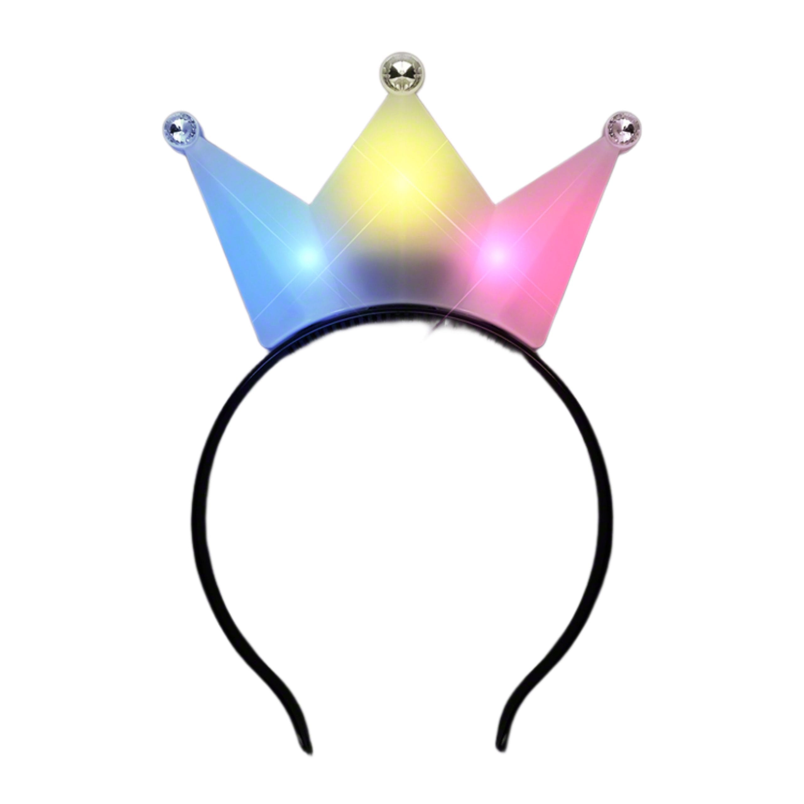 3 Jeweled Multicolor Princess Crown Headbands All Products 3