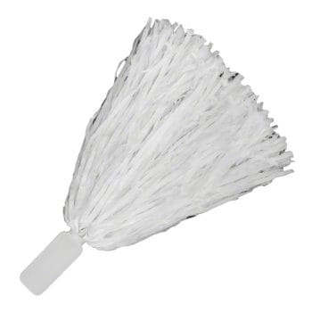 Non Light Up Short Handle Cheer Pom poms White All Products 3