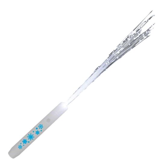 Snowflakes White Fiber Optic Wand with White LEDs All Products 3