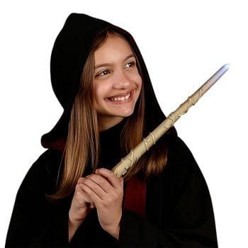 Enchanted Mystic Magic Wizard Light Up Musical Wand Light Brown All Products 3