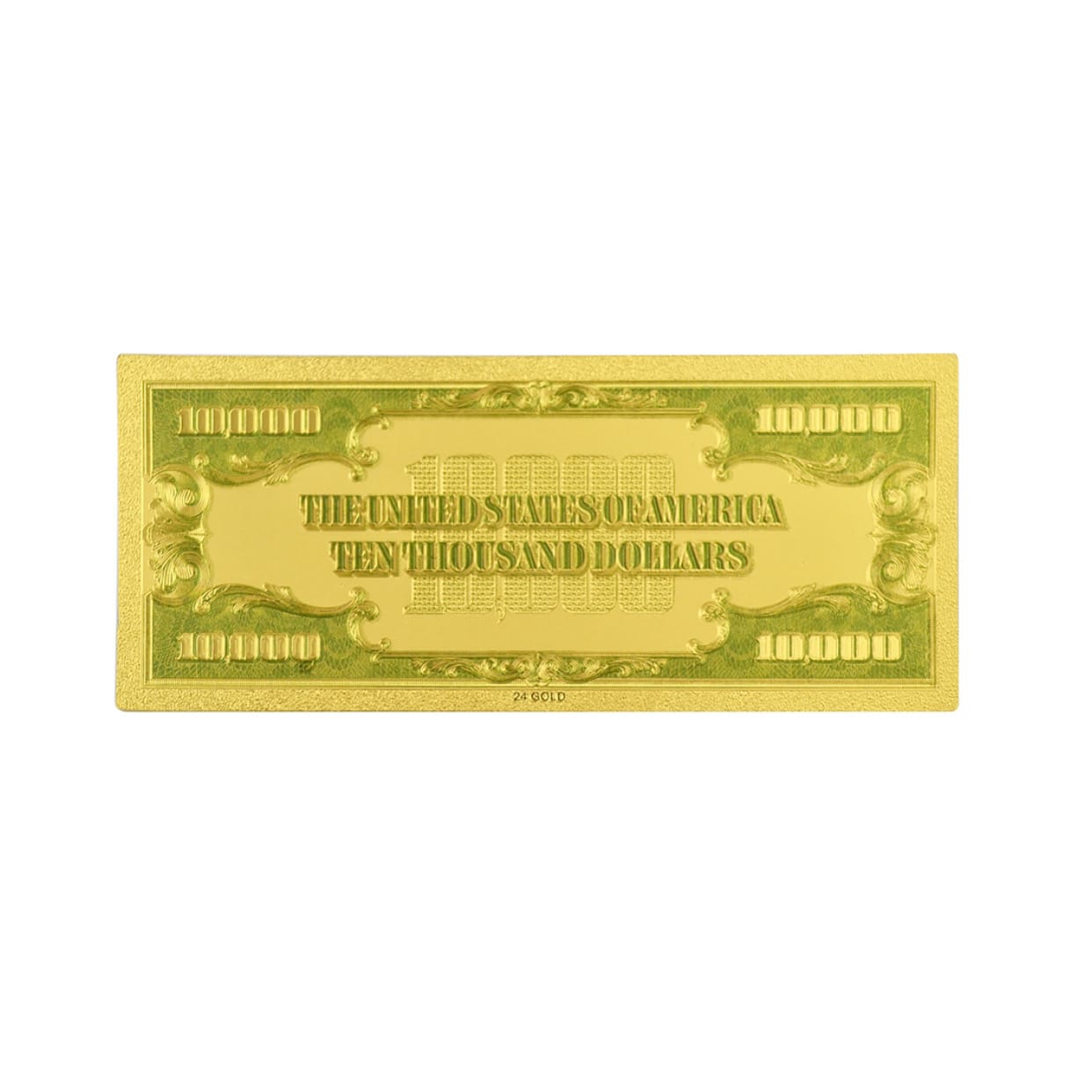 Ten Thousand US Dollars 24K Gold Plated Collectible Fake Banknotes for Decoration 24K Gold and Silver Plated Replica Bills Ten Thousand US Dollars 24K Gold Plated Collectible Fake Banknotes for Decoration 24K Gold and Silver Plated Replica Bills 4
