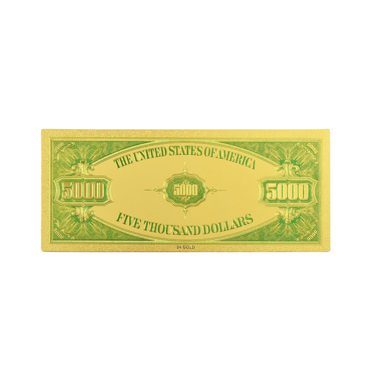 Five Thousand US Dollars 24K Gold Plated Collectible Fake Banknotes for Decoration 24K Gold and Silver Plated Replica Bills Five Thousand US Dollars 24K Gold Plated Collectible Fake Banknotes for Decoration 24K Gold and Silver Plated Replica Bills 4