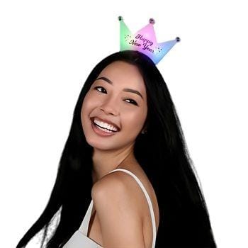 Happy New Year 3 Jeweled Multicolor Princess Crown Headbands All Products 3