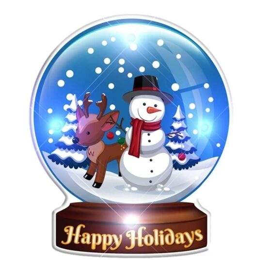 Light Up Christmas Happy Holidays Snowman Globe Body Light Pin All Body Lights and Blinkees Light Up Christmas Happy Holidays Snowman Globe Body Light Pin All Body Lights and Blinkees 3