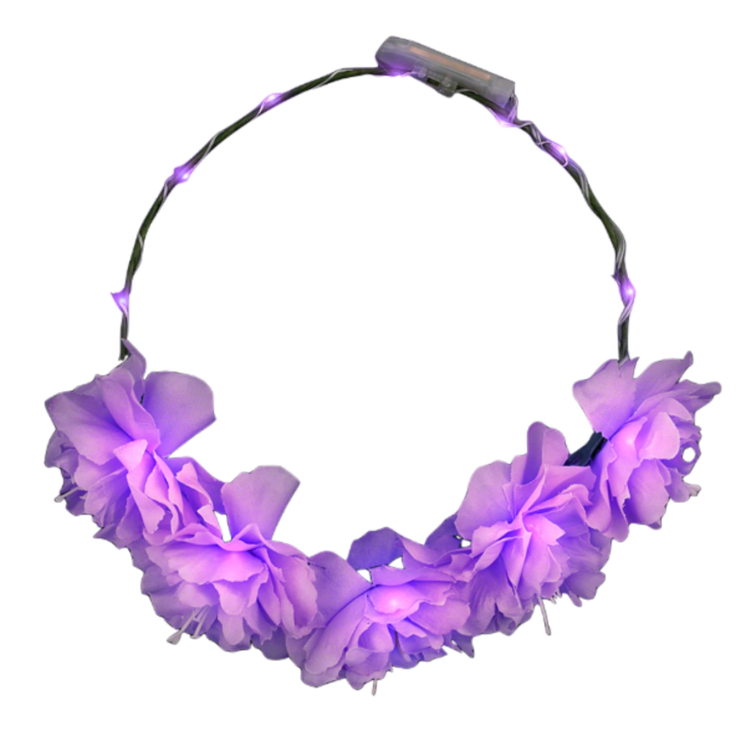 Light Up Perfect Bloom Purple Glowing Fairy Halo Crown All Products Light Up Perfect Bloom Purple Glowing Fairy Halo Crown All Products 5