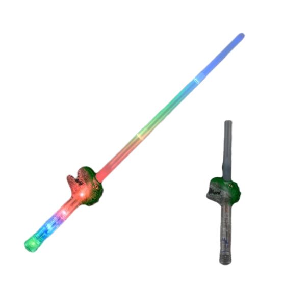 Flashing Multicolor Dinosaur Expandable Sword All Products 3