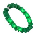 Light Up Hawaiian Flower Lei Necklace Green All Products Light Up Hawaiian Flower Lei Necklace Green All Products 5