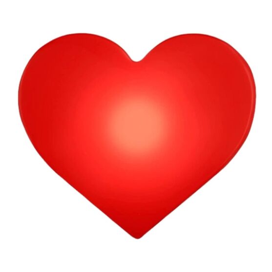 Light Up Flashing Red Heart Clip on Badge Body Light All Body Lights and Blinkees 3