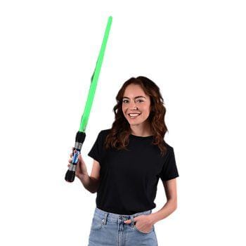 Galactic LED Expandable Green Light Saber Sword 4th of July 3